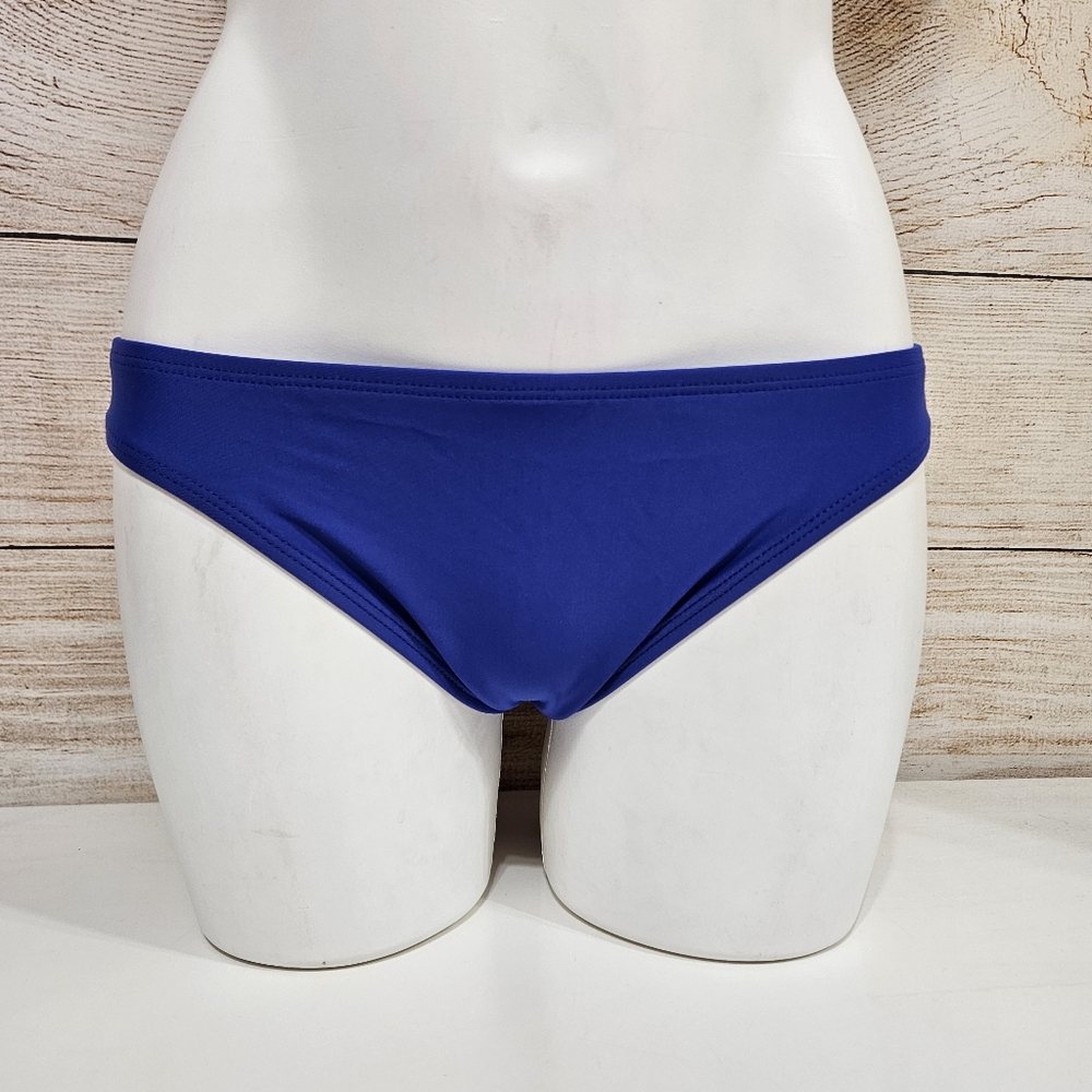 💘 Lucky Brand Royal Blue Hipster Bikini Bottoms Medium